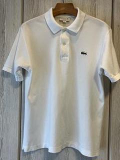 LACOSTE ホワイト ポロシャツ US S