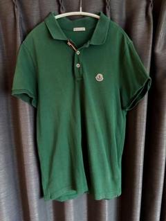 新品未使用タグ付き　モンクレール　半袖ポロシャツ　グリーン　緑 MONCLER モンクレール ロゴ クルーネック Tシャツ I20918C00004