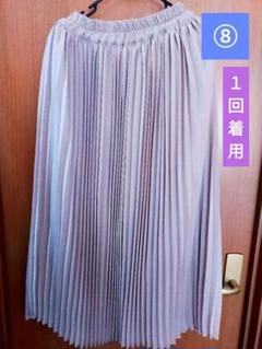 【1回着用】ベージュ♡プリーツロングスカート♡定価4980円のサムネイル