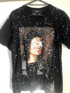 DOMREBEL PAINT プリント クルーネック 半袖Tシャツ