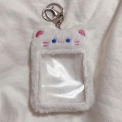 トレカケース ねこ ふわふわ 韓国 雑貨