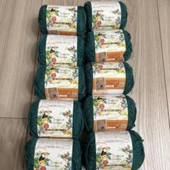 Tropical Cotton グリーン毛糸 10個セット ミドリ
