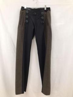 B155 ジャンポールゴルチエオム パンツ 美品 サイズ48 黒•ブラウン