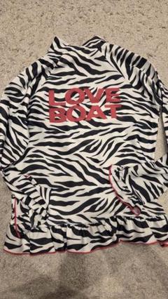 最終値下げ中！！LOVE BOAT ゼブラ柄水着 コギャル ラッシュガード