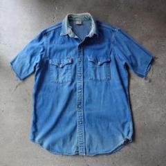 carhartt カーハート ダメージデニムウエスタンシャツ