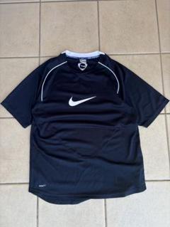 00s NIKE センターロゴ サッカー シャツ