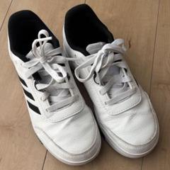 adidas ホワイト スニーカー22.0cm