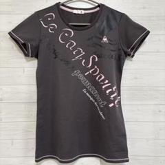 ダークグレー グラフィックTシャツ