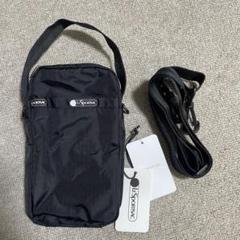 ⭐️新品未使用レスポートサック　ミニショルダーバッグ クラッチバッグ　ブラック MINI PHONE CROSSBODYブラックシャイン（ミニバッグ