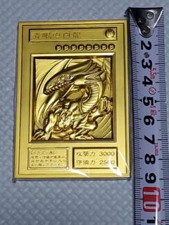 遊戯王 青眼の白龍 レリーフ 金属製 極美品】遊戯王 青眼の白龍 レリーフの通販 ねこ（1648184192