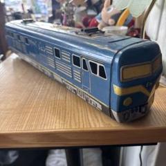 昭和レトロ　ブリキ　イチコー　EH10型 鉄道模型 青
