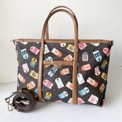 【ほぼ新品】MICHAEL KORS 2way トートバッグ ベック 旅タグ