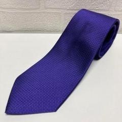 極美品　シップスSHIPS ネクタイ　ソリッド　シャドー柄　パープル　ブルー系のサムネイル