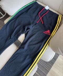 アディダス　adidas ラスタカラー　ストライプ　スウェットジャージパンツ