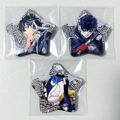 ペルソナ5 雨宮蓮　AJ2018 限定ポストカード　缶バッジセット ペルソナ5 P5R クリアファイル＆ポストカード＆缶バッジセット