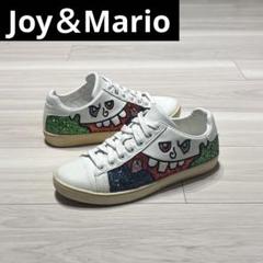 Joy & Mario グラフィティプリント スタッズ　スニーカー　ホワイト37 Joy & Mario グラフィティプリント スタッズ スニーカー