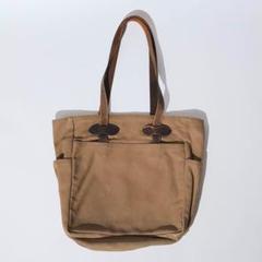 美中古：旧タグ、FILSON トートバッグ、アメリカ製 FILSON フィルソン キャンバス+レザー 大きいトートバッグ