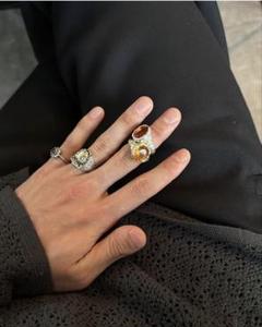 strong ours GEM 18 号　ring モーガン蔵人着用 strong ours GEM 18 号 ring モーガン蔵人着用 - メルカリ