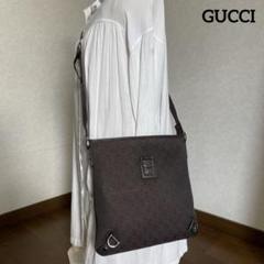 ◇ GUCCI グッチ ショルダーバッグ GGキャンバス ブラウン ◇のサムネイル