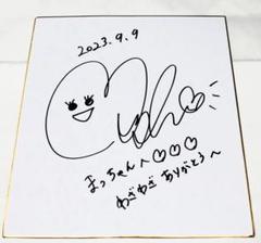 ☆激レア☆極美品☆ 小泉みゆき サイン色紙2枚セット