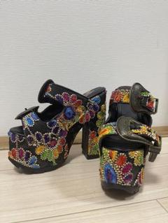 【新品】YRU レースアップサンダル　dollskill 新品】YRU レースアップサンダル dollskill - メルカリ
