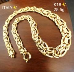 k18ネックレス イタリア製 18金ゴールドの中古/未使用品を探そう ...