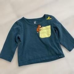 グラニフCurious George ジョージ長袖カットソー 90
