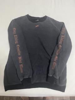 Off-White ダークグレー トレーナー OFF-WHITE ダークグレー スウェット - メルカリ