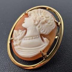 美品希少シェルカメオヴィンテージペンダントブロッチ2way貴婦人横顔 CAMEO 2025年最新】シェルカメオブローチの人気アイテム - メルカリ