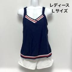 レディース★タンキニ★ショーパン付き★３点セット★ネイビー