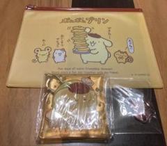 ポムポムプリン ファスナーポーチ 甘えんぼ涙カラビナケース チャームハンガー