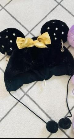 ディズニー ファンキャップ ミニー ピンク&紫 2個