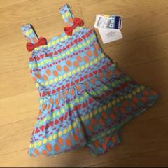 新品 ムージョンジョン 100cm 水着 女の子 子供 キッズ フルーツ柄