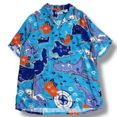 美品 聖林公司 Yokohama Japan オープンカラーシャツ レーヨンのサムネイル