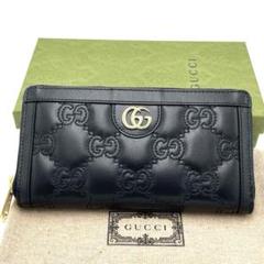 グッチ 長財布 財布 レディース GGマーモント ブラック 443436