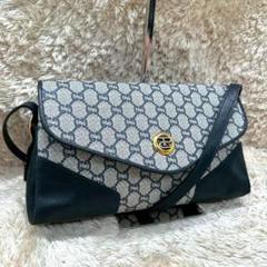【美品】グッチ ショルダーバッグ ネイビー スプリーム グッチプラス レディースのサムネイル