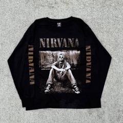 nirvana 長袖tシャツ 総柄　giant anvil ムービーtee