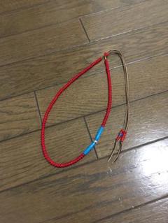 ホワイトハーツ　ハンドメイド　ビーズネックレス