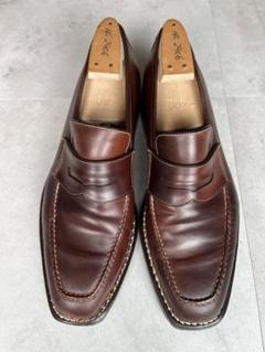 【美品】エンツォボナフェ ブラウン ローファー サイズ39.5 ENZO BONAFE (エンツォボナフェ) ART.2695 Bit Loafer ビット