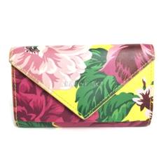BALENCIAGA バレンシアガ 6連キーケース フラワー柄 イエロー系