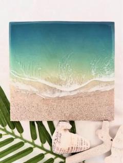 Resin Art 22.4cm × 21.0cm ×1.0cm