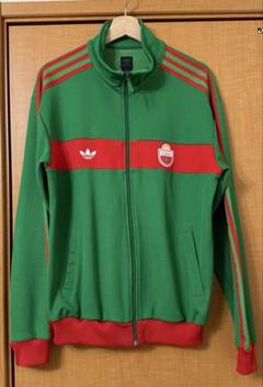 Lアディダスadidasグリーンレッド緑赤トラックジャケットジャージMAROC アディダスadidas 赤緑 トラックジャケット ジャージMAROC
