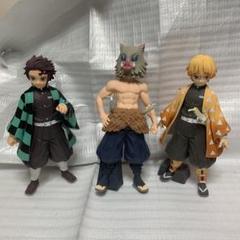 鬼滅の刃 炭治郎 善逸 伊之助 Grandista フィギュア セット 竈門炭治郎 我妻善逸 伊之助 フィギュア おもちゃ 鬼滅の刃完成