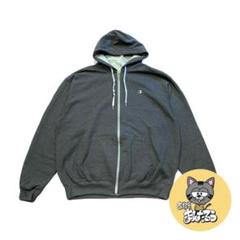 90s 古着 チャンピオン パーカー フルジップパーカー 刺繍ロゴ XXL