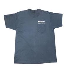 90s シングルステッチ ポケt ネイビーTシャツ L 企業