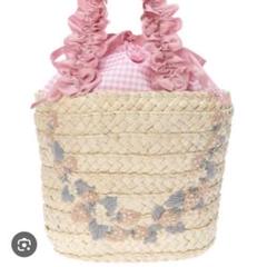 1点限り✨定価以下✨大人気完売品❤️フリルハンドルストロベリー刺繍かごバッグ❤️ m13595541641_1.jpg?1712404945