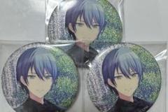 プロジェクトセカイ プロセカ グリッター缶バッジ 9A 青柳冬弥