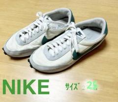 NIKE スニーカー サイズ25cm ホワイト/グリーン