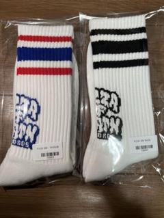 新品未開封PIZZA OF DEATH SOX ブラックとトリコロールのセットのサムネイル