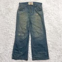 USA製 90s 三ツ星 RRL ネイビー ペインターパンツ 90s usa製 初期 黒タグ RRL カーゴパンツ W31/ralphlauren